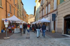Via Felice Cavallotti, durante le Fiere di Ottobre