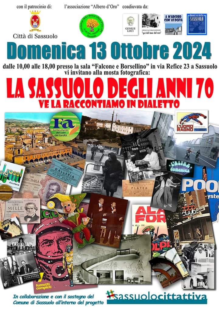 La Sassuolo degli anni 70 ve la raccontiamo in dialetto
