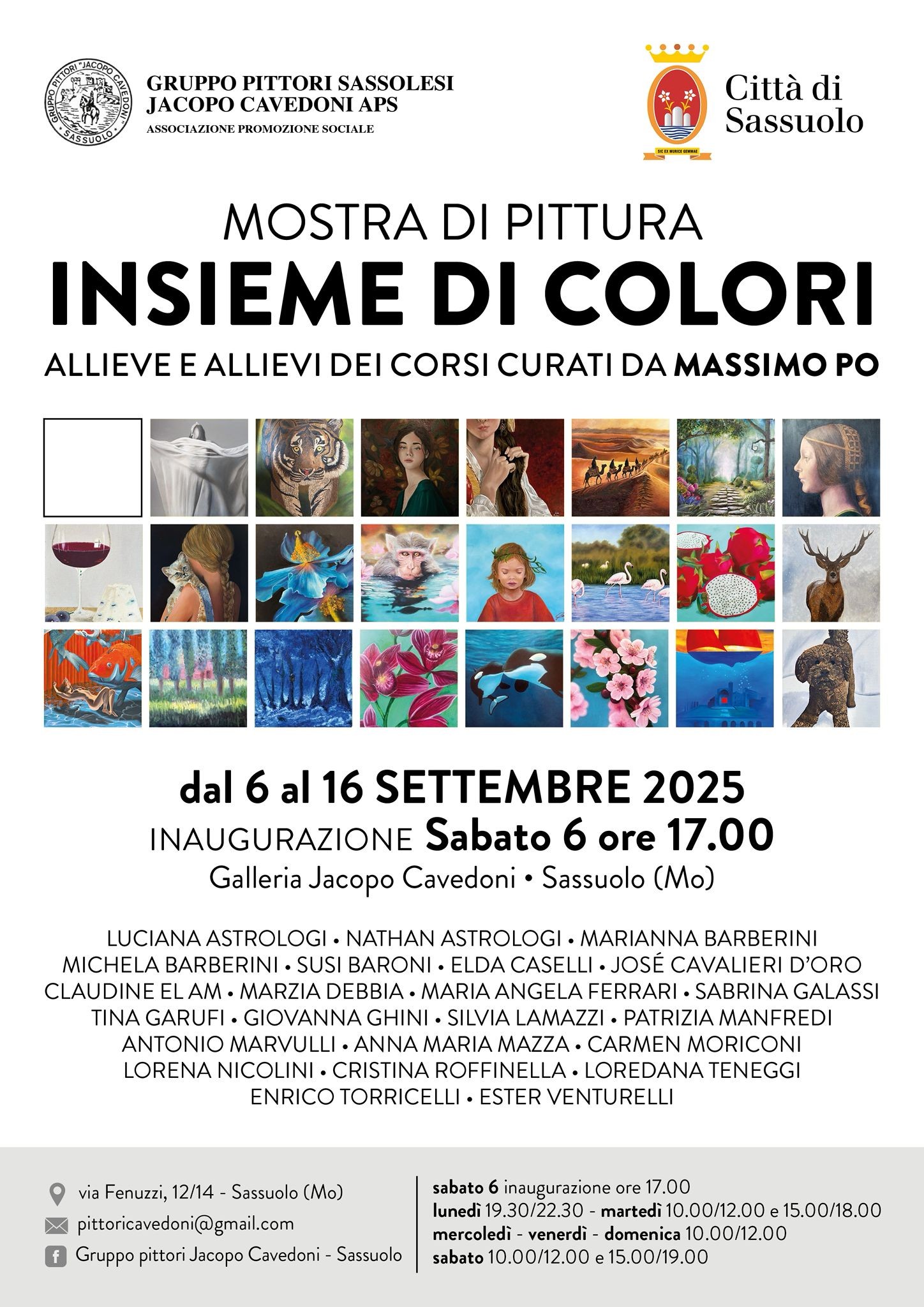 Mostra di pittura INSIEME DI COLORI